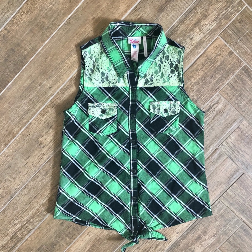 Girls shirt- Justice size 12